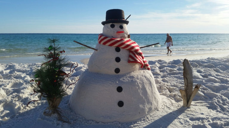 snowman at the beach NEO New Estate Only Blog