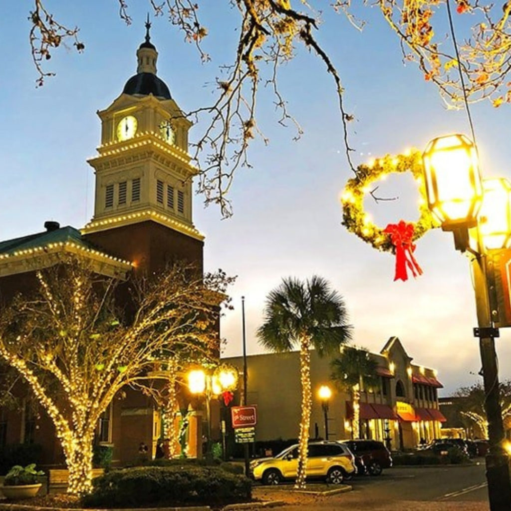 Downtown Fernandina, Holiday Twinkle Lights, Centre St.