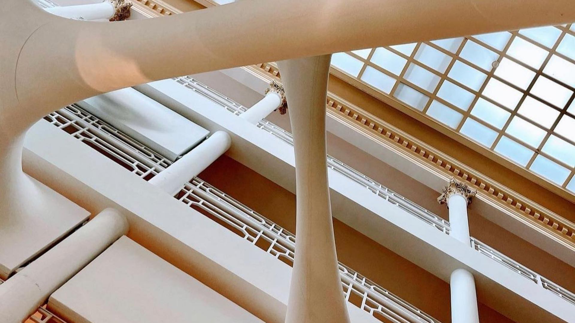 Installation "Elastika" by  architect Zaha Hadid