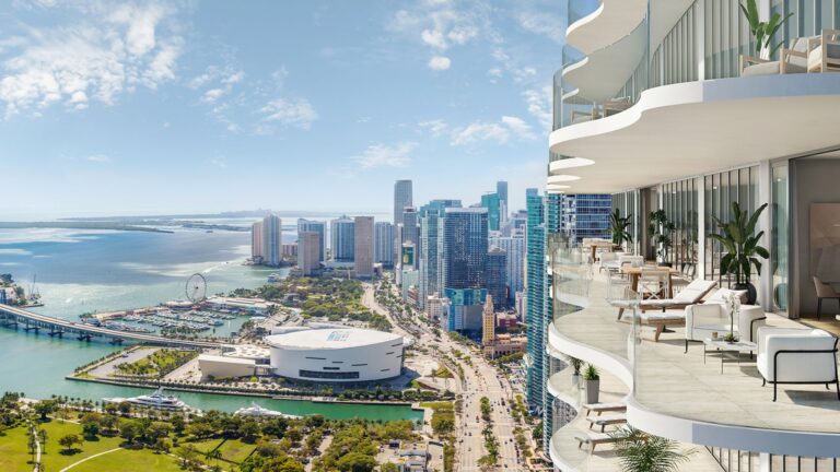 landascape of luxury condos of Miami