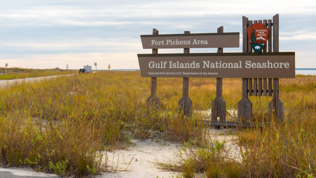 fort pickens on gulf islands national seashore, pensacola Florida