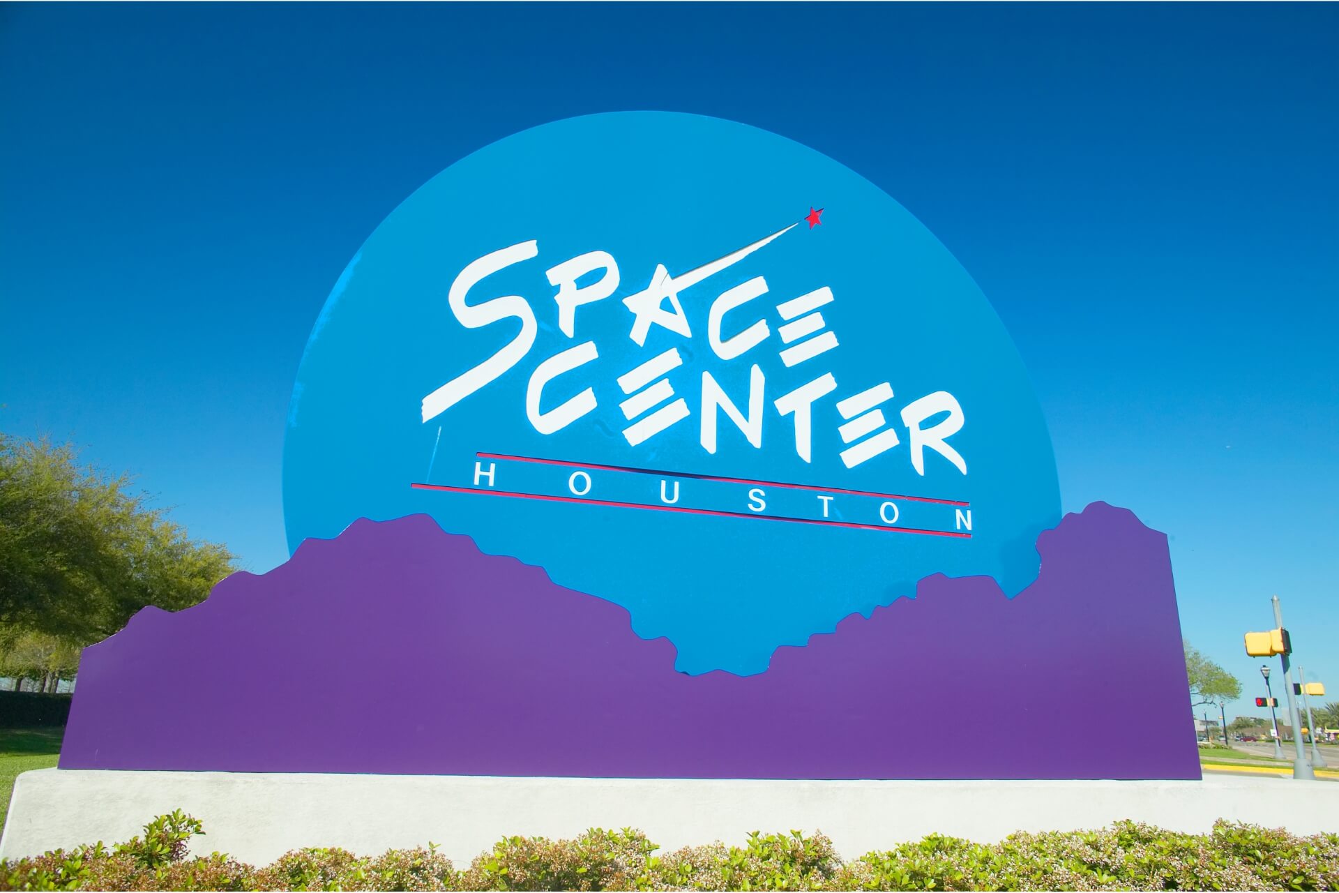 Houston, Texas - Space Center sign